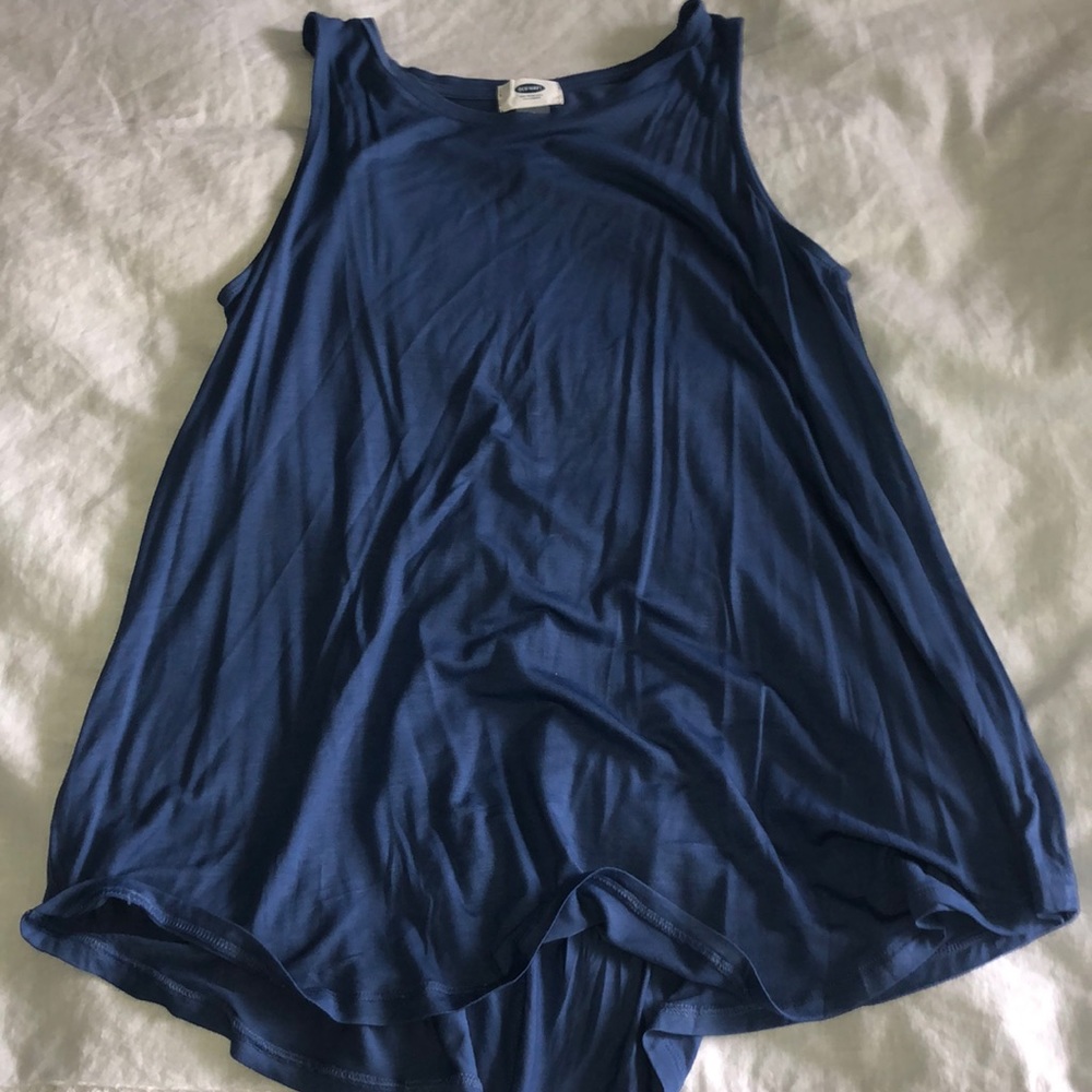 Blue tank top